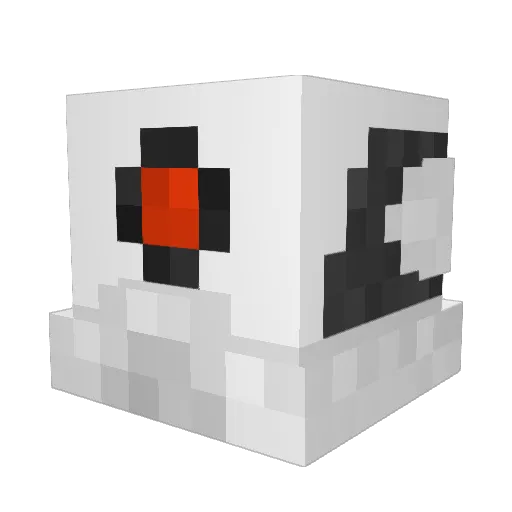 hionpotenuse Minecraft avatar head, 3D render