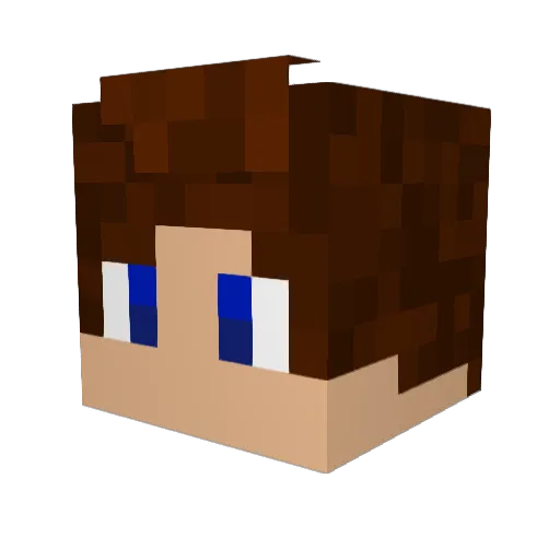 hippogrief Minecraft avatar head, 3D render