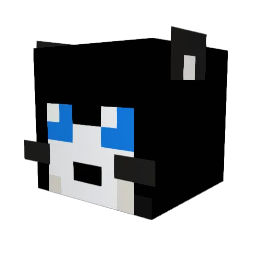 hirinim Minecraft avatar head, 3D render