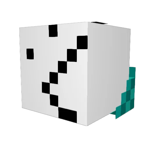 hiro0824 Minecraft avatar head, 3D render