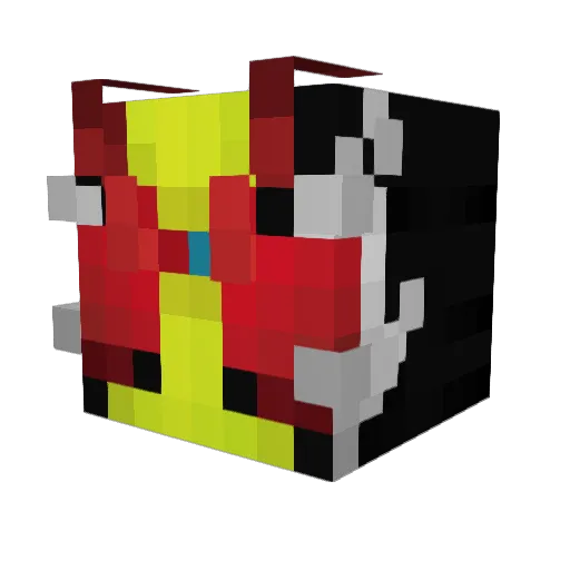 hiro_xxxx Minecraft avatar head, 3D render