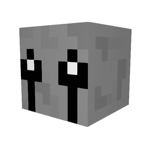 hiroakita Minecraft avatar head, 3D render