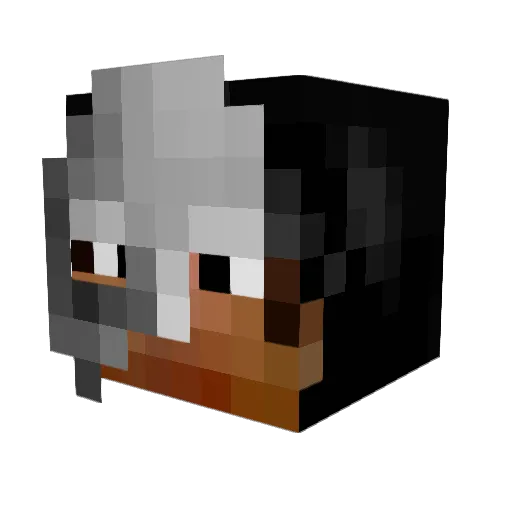hiroba82 Minecraft avatar head, 3D render