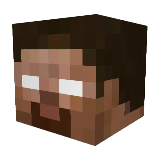 hirobine1210 Minecraft avatar head, 3D render