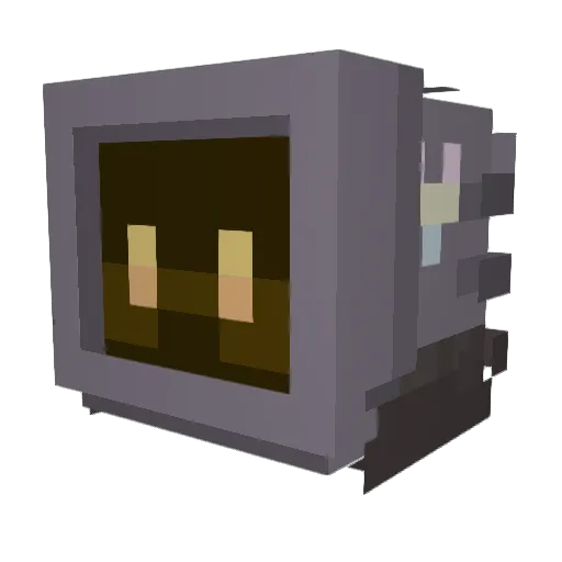 hiroguee Minecraft avatar head, 3D render