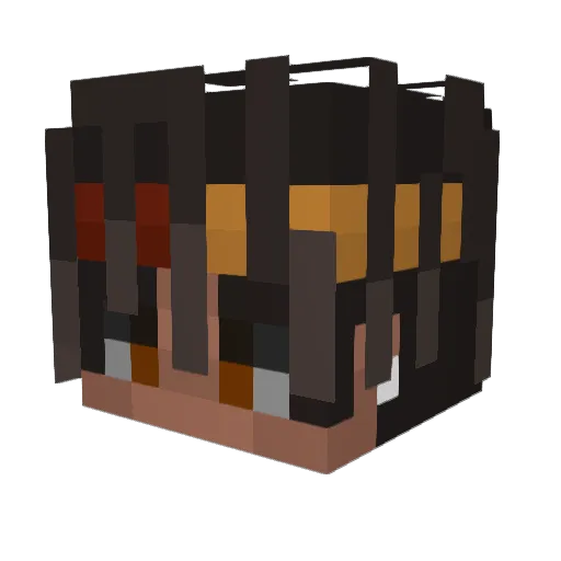 hirohiro0425 Minecraft avatar head, 3D render