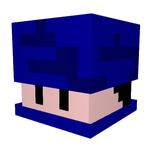 hiroshi01010101 Minecraft avatar head, 3D render