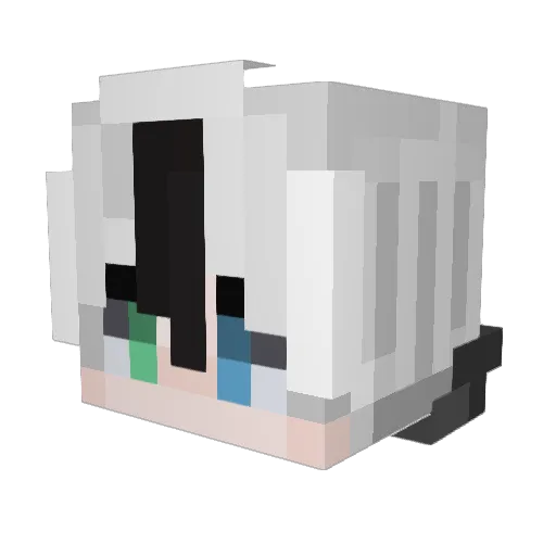 hiroto_0815 Minecraft avatar head, 3D render