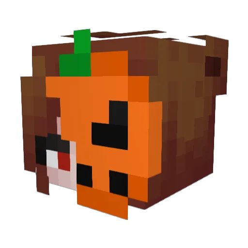 hirozinh Minecraft avatar head, 3D render