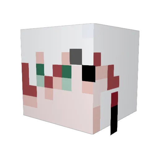hisui0119 Minecraft avatar head, 3D render