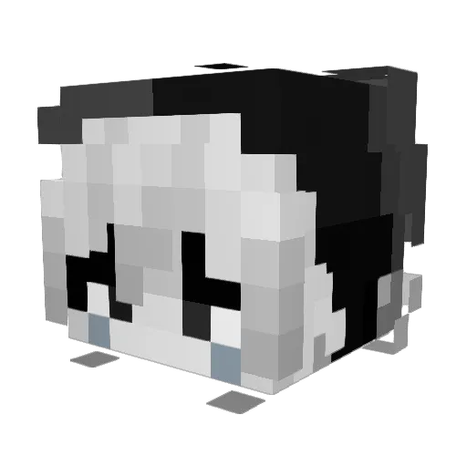 hisuiinthesky Minecraft avatar head, 3D render