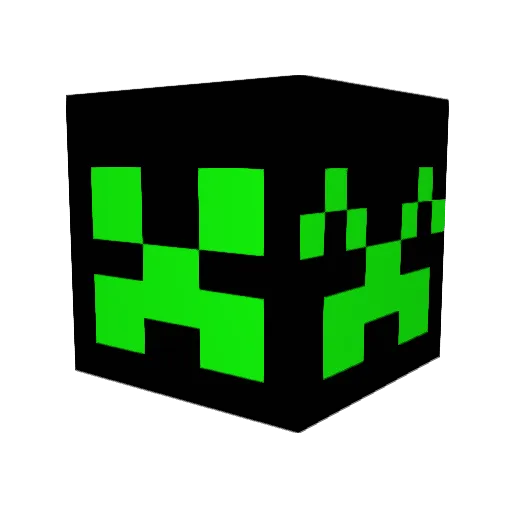 hisuikagami Minecraft avatar head, 3D render