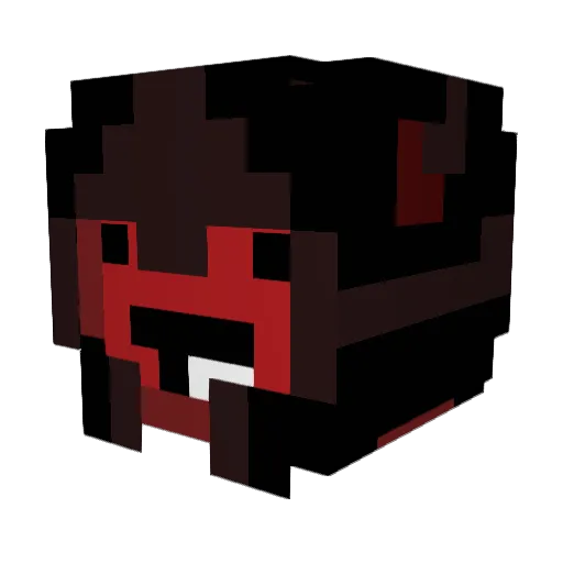 hitboxwakieee Minecraft avatar head, 3D render