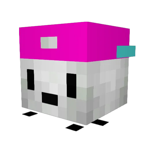 hitmanwillgetcha Minecraft avatar head, 3D render