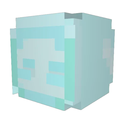 hitpower Minecraft avatar head, 3D render