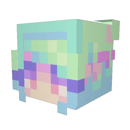 hitsushida Minecraft avatar head, 3D render
