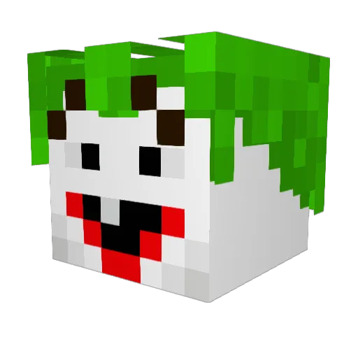 hitsynced Minecraft avatar head, 3D render