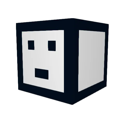 hitter18 Minecraft avatar head, 3D render
