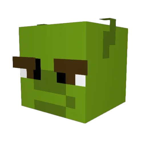 hittingyapper Minecraft avatar head, 3D render
