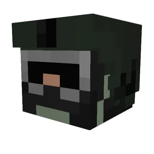 hituzi2525 Minecraft avatar head, 3D render