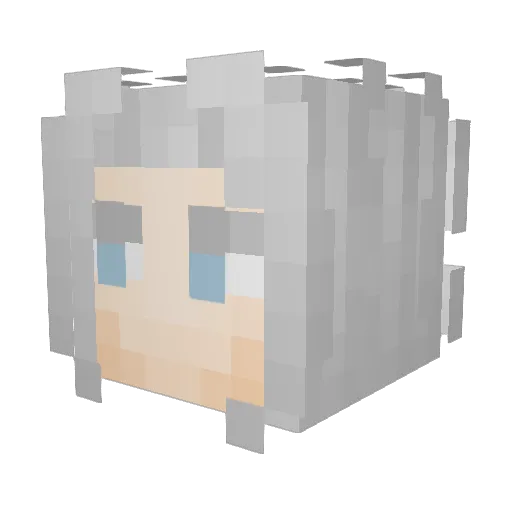 hivemindsys Minecraft avatar head, 3D render