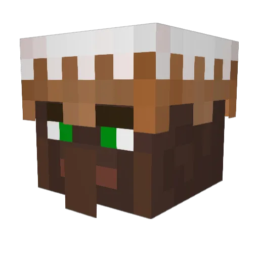 hivoze Minecraft avatar head, 3D render