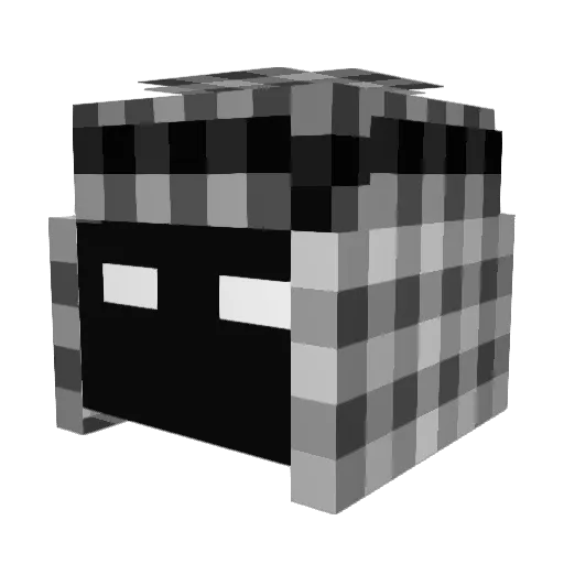 hix313 Minecraft avatar head, 3D render