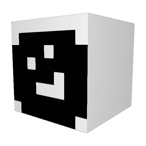 hixlow Minecraft avatar head, 3D render