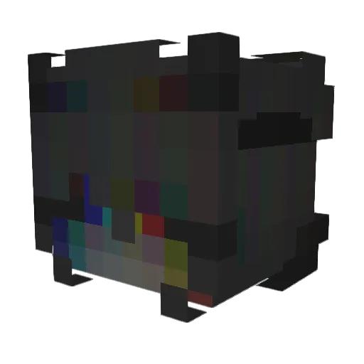 hixthannah Minecraft avatar head, 3D render