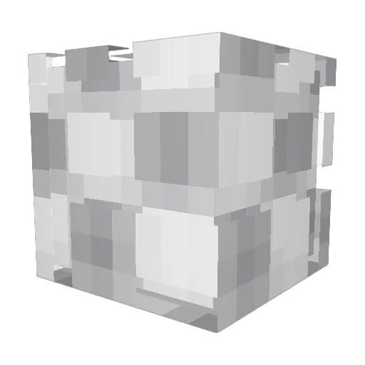 hiybehub Minecraft avatar head, 3D render