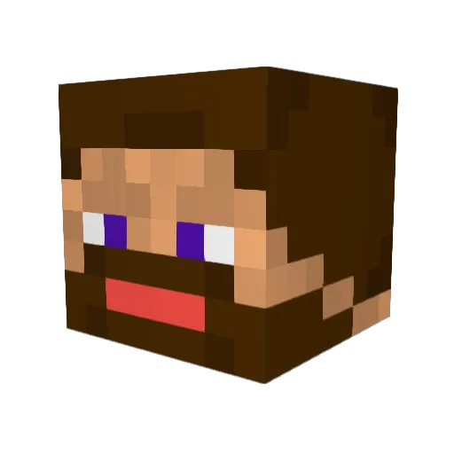 hjaltedj Minecraft avatar head, 3D render