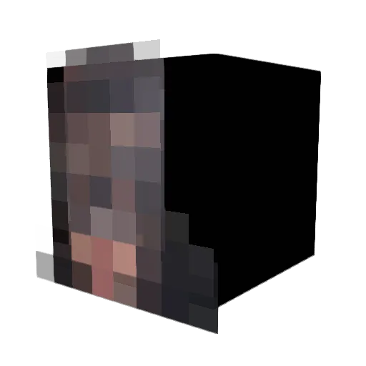 hjkmmm Minecraft avatar head, 3D render