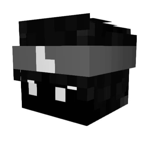 hjw5087 Minecraft avatar head, 3D render