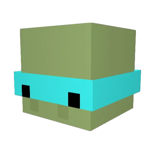 hk2025 Minecraft avatar head, 3D render