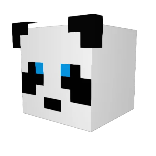 hk707 Minecraft avatar head, 3D render