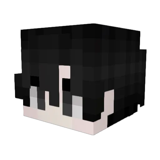 hkkk011 Minecraft avatar head, 3D render