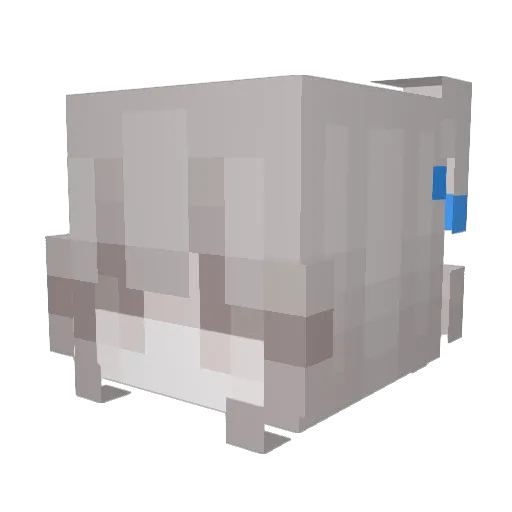 hkvyg Minecraft avatar head, 3D render