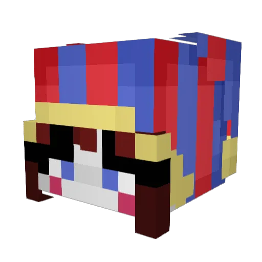 hkw190 Minecraft avatar head, 3D render
