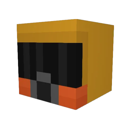hleojolfr Minecraft avatar head, 3D render