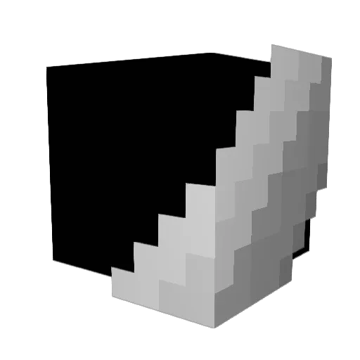 hlqn Minecraft avatar head, 3D render