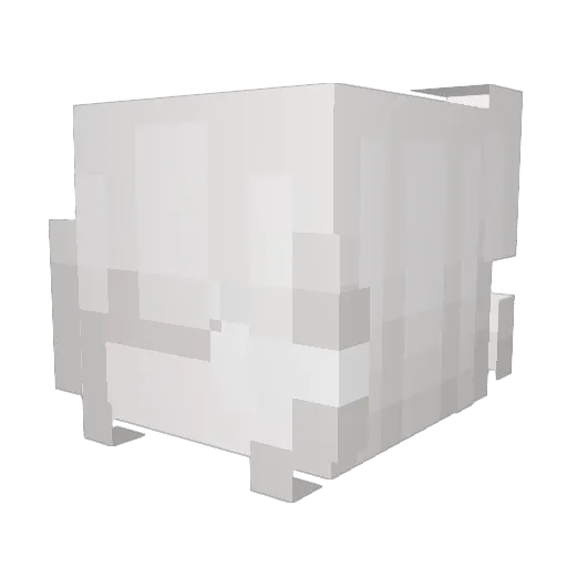 hltr Minecraft avatar head, 3D render