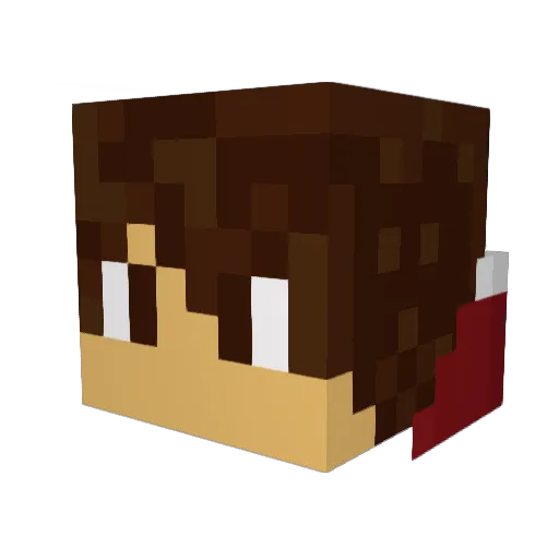hly_Gamer125 Minecraft avatar head, 3D render