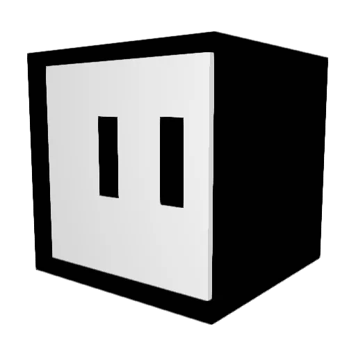 hm0501 Minecraft avatar head, 3D render