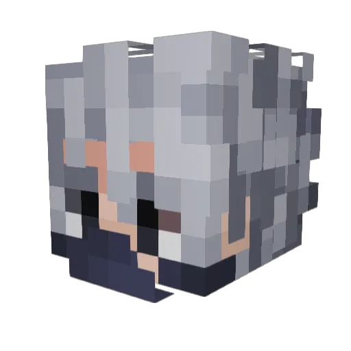 hman125 Minecraft avatar head, 3D render