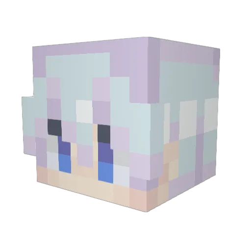 hman8942 Minecraft avatar head, 3D render