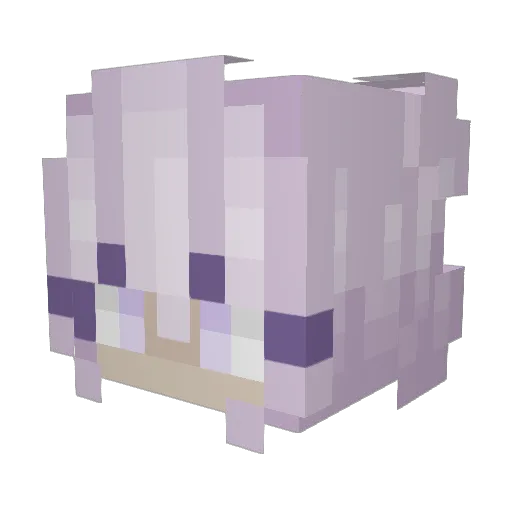 hmarie570 Minecraft avatar head, 3D render