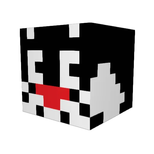 hmbrya Minecraft avatar head, 3D render