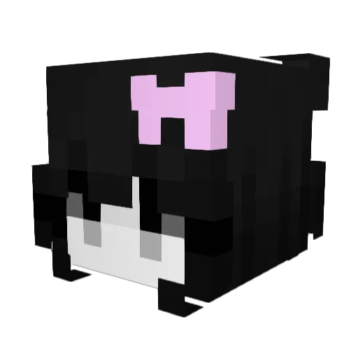 hmh Minecraft avatar head, 3D render