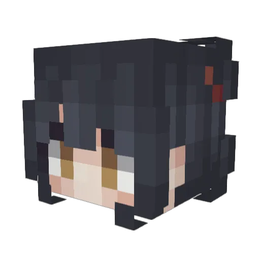 hmjBilly Minecraft avatar head, 3D render