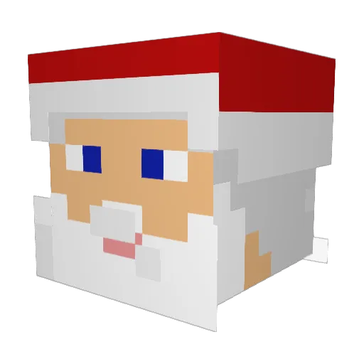hmkang Minecraft avatar head, 3D render